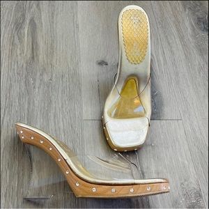 Y2K Rhinestone Perspex Heels
